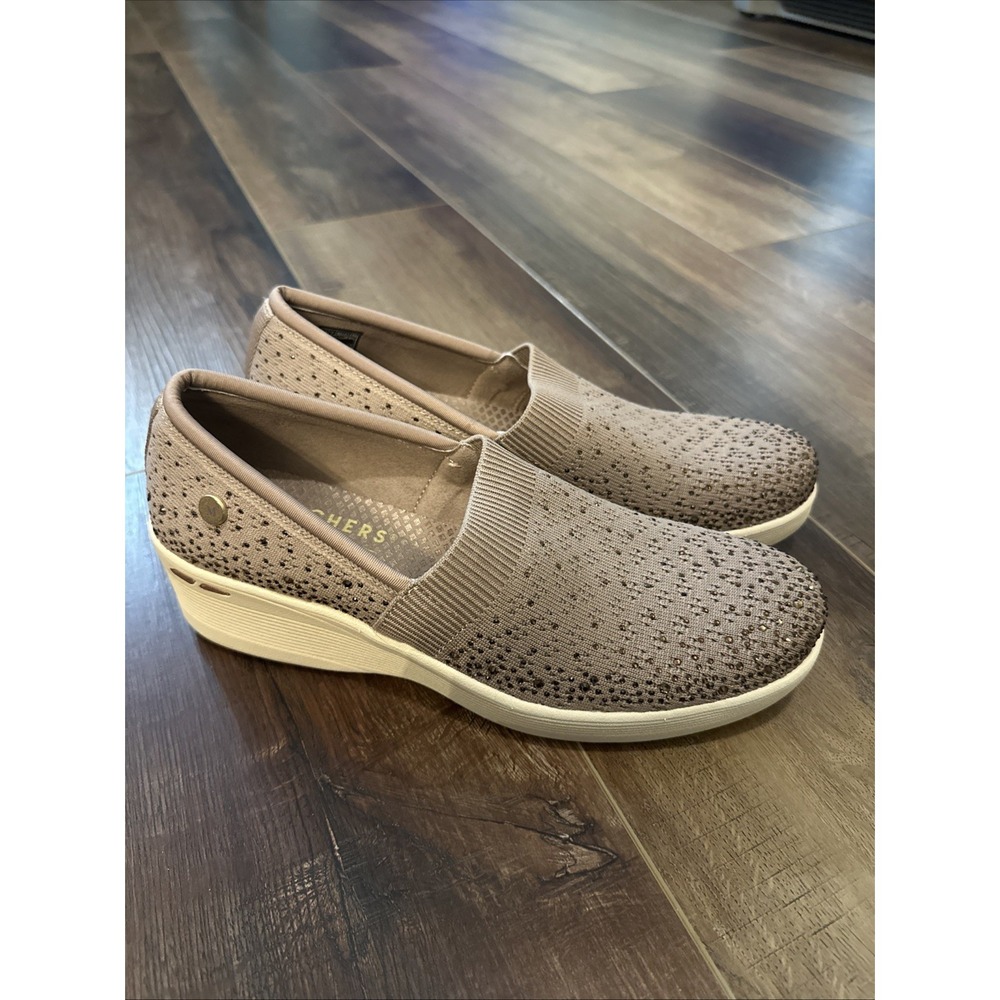 Martha Stewart x Skechers Pier-Lite Sparkle Slip-Ons‎ Rose Size 10